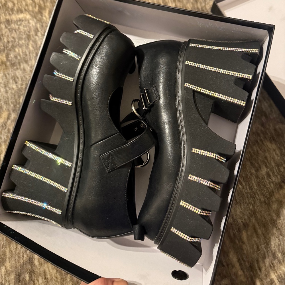 Lamoda UK platform Mary Jane sz 9 NIb